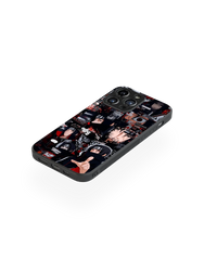 Moody Anime Collage Premium Glass Mobile Cover
