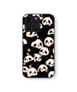 Cute Panda Charm Premium Glass Mobile Cover