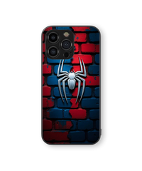 Heroic Web Premium Glass Mobile Cover