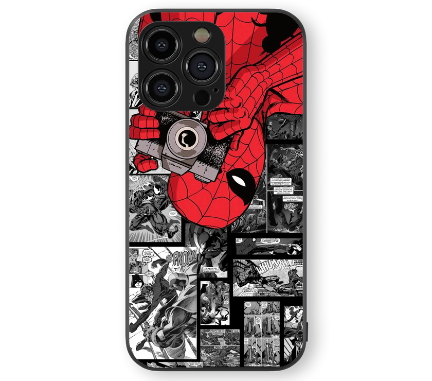 Superhero Comics Premium Glass Mobile Cover