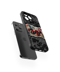 Epic Superhero Clash Premium Glass Mobile Cover