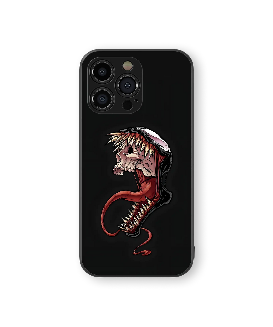 Edgy Skull Premium Glass Mobile Cover