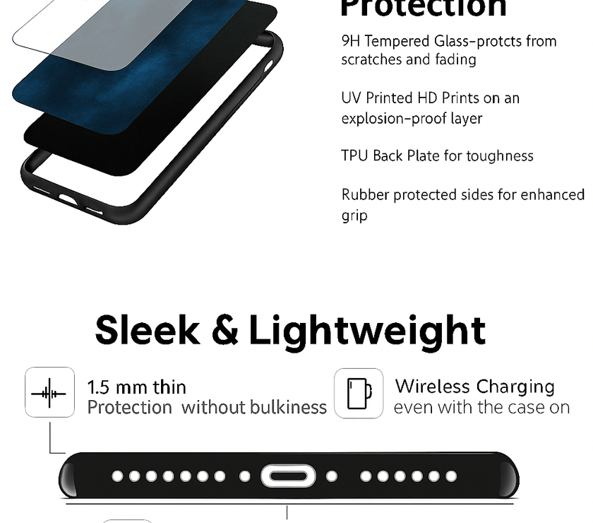 Epic Superhero Clash Premium Glass Mobile Cover